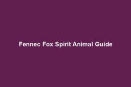 Fennec Fox Spirit Animal Guide